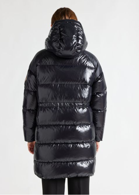 Mid-length women shiny down jacket Fusion | Pyrenex EN