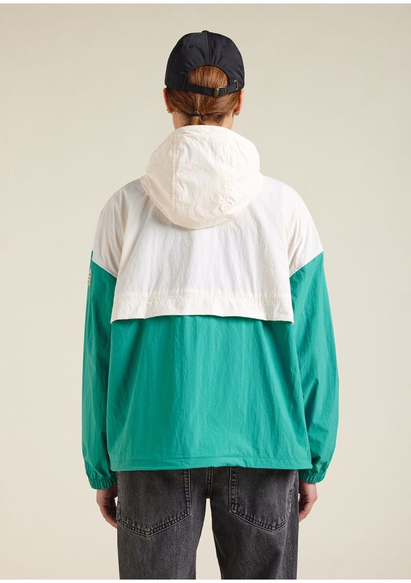 Yoko short hooded windbreaker for women