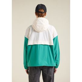 Yoko short hooded windbreaker for women