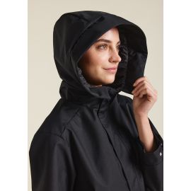 Cindy hooded short waterproof parka for women