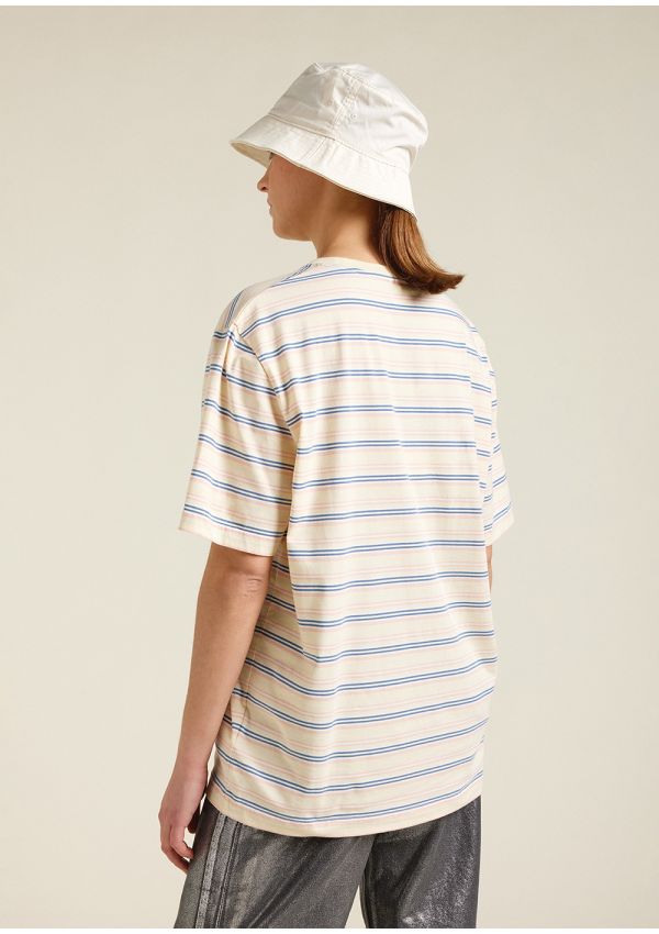 Unisex striped T-shirt in organic cotton Pyrenex Horizon