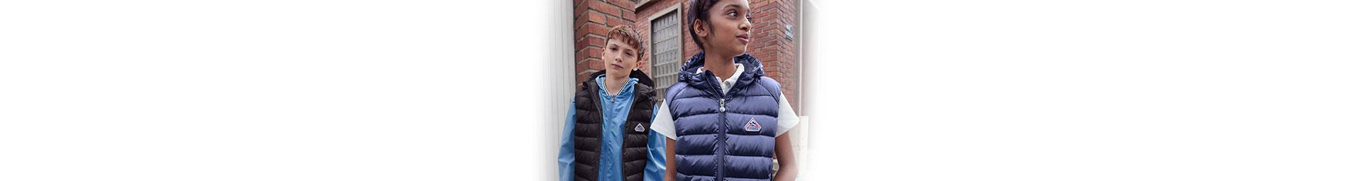 Windbreaker, down jacket, t-shirt and pullover | New Kid collection