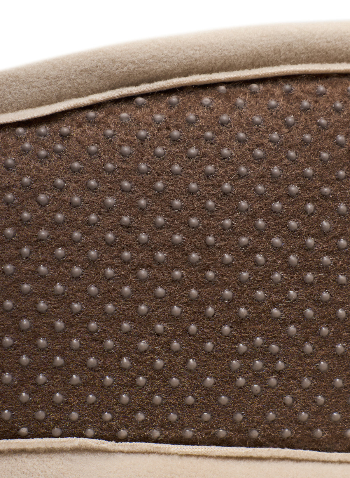 Chaussons mules 100% laine mérinos Alba femme beige