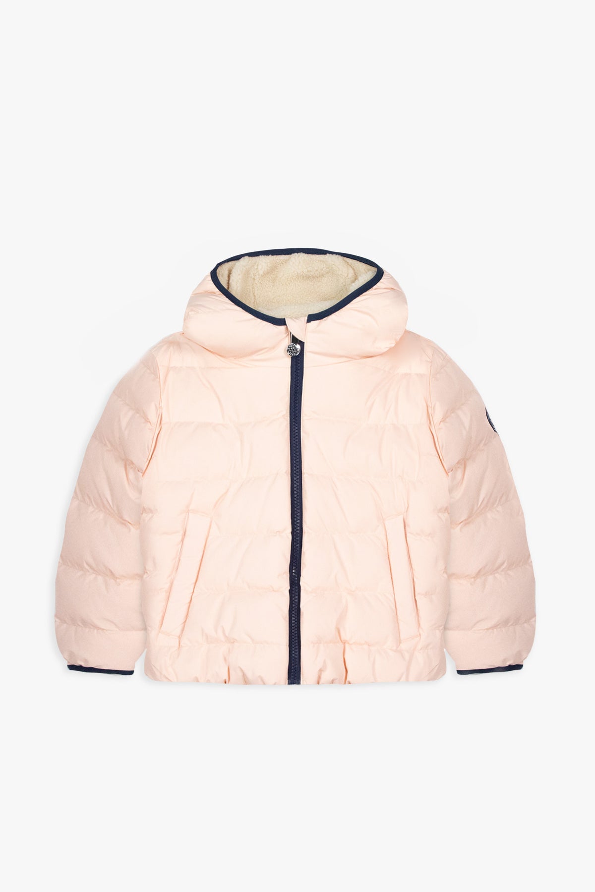 Doudoune à capuche Tartine & Chocolat x Pyrenex enfant Noa rose clair