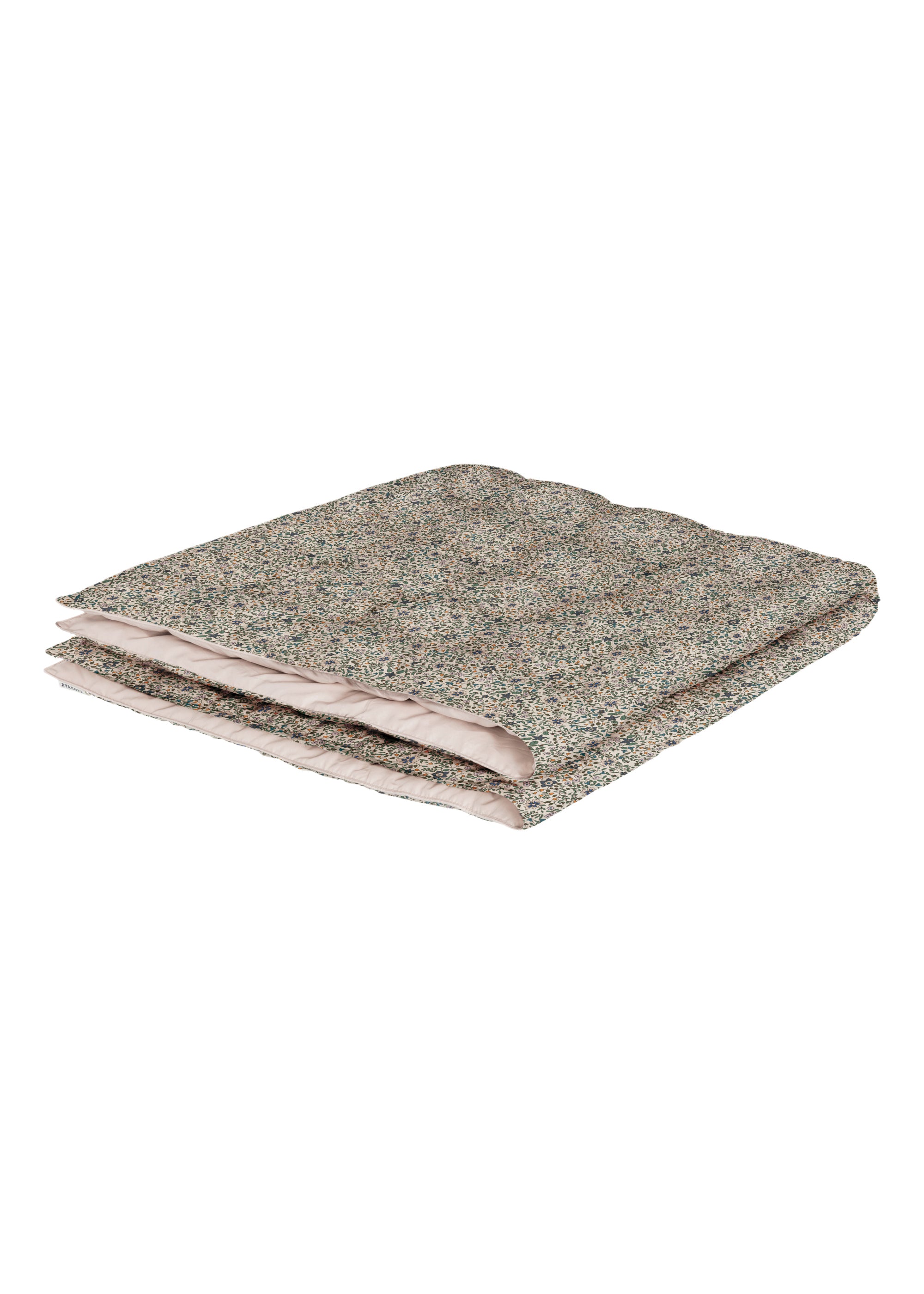 Lisa reversible floral and linen bed runner-2