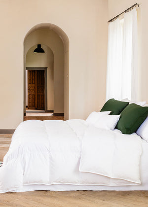 Espelette winter duvet in anti-mite natural down