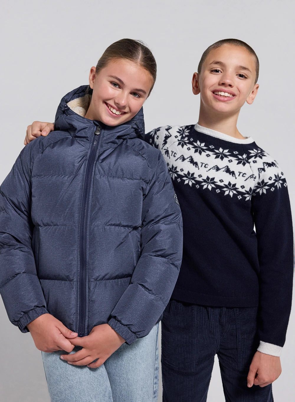 Pull en laine Tartine & Chocolat x Pyrenex Chris bleu marine-7