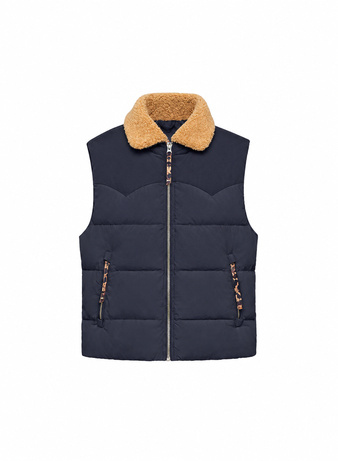Doudoune sans manches Arsène femme Pyrenex x Balzac bleu foncé-4