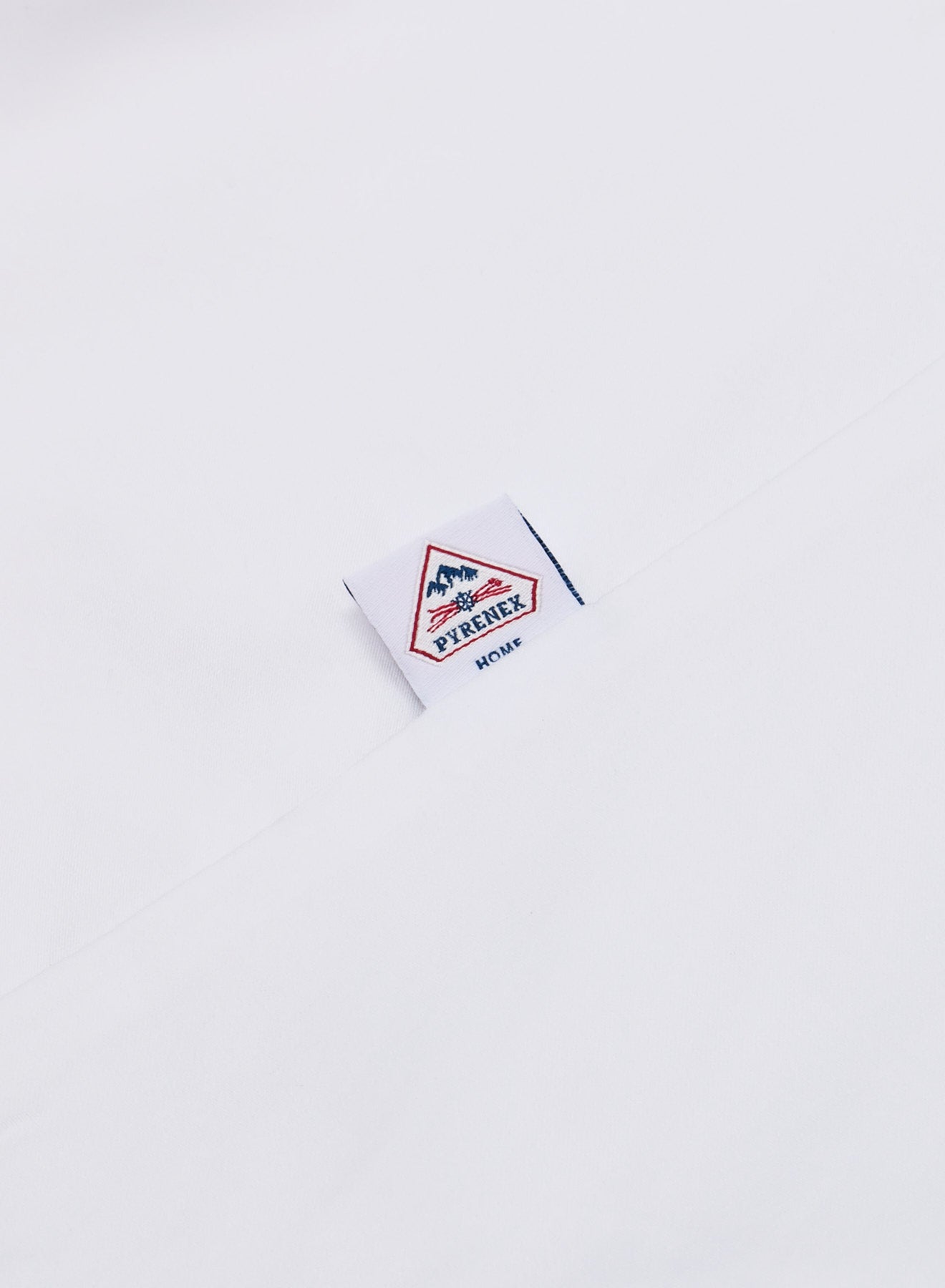 Drap housse Lily uni blanc en coton