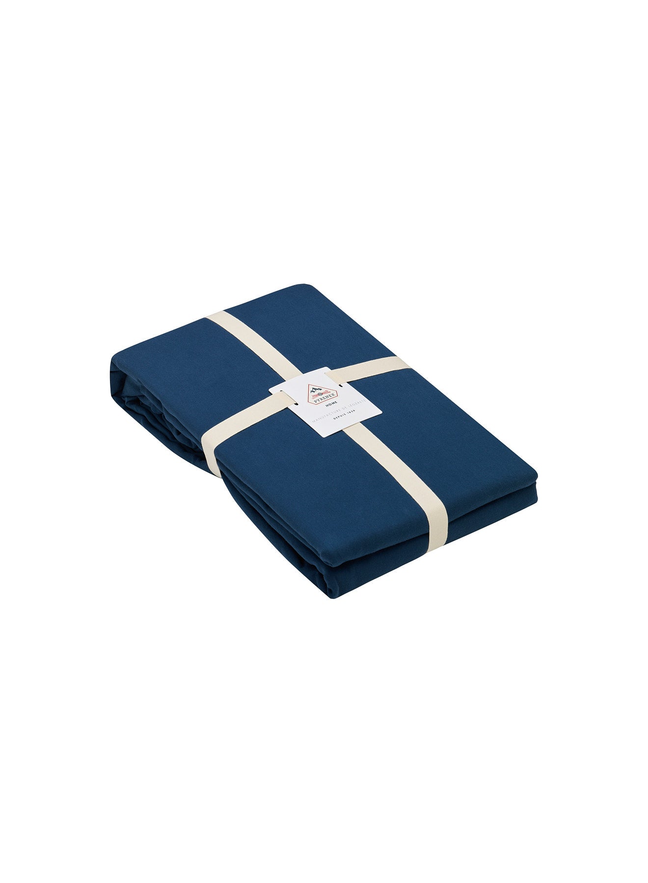 Spannbetttuch Lily, einfarbig tintenblau aus Baumwolle und TENCEL™ Lyocell-2