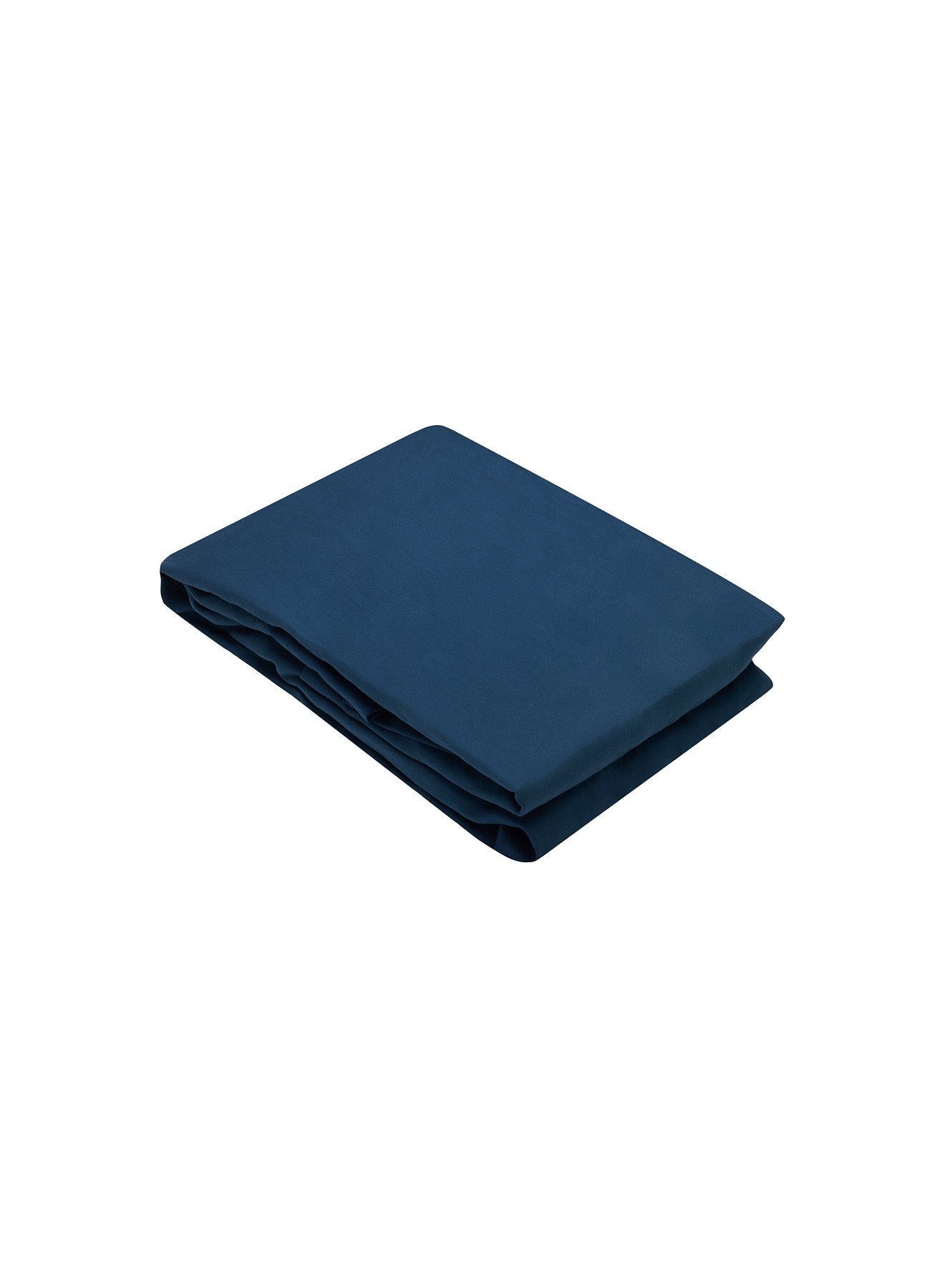 Drap housse Lily uni bleu encre