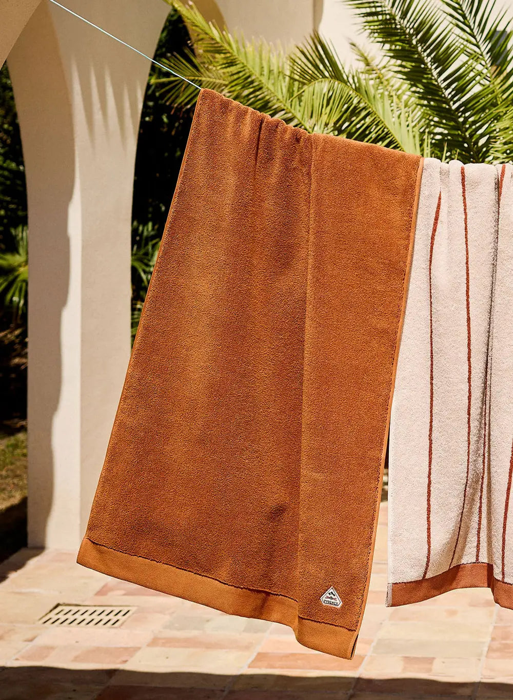 Maxi drap de bain terracotta Hana