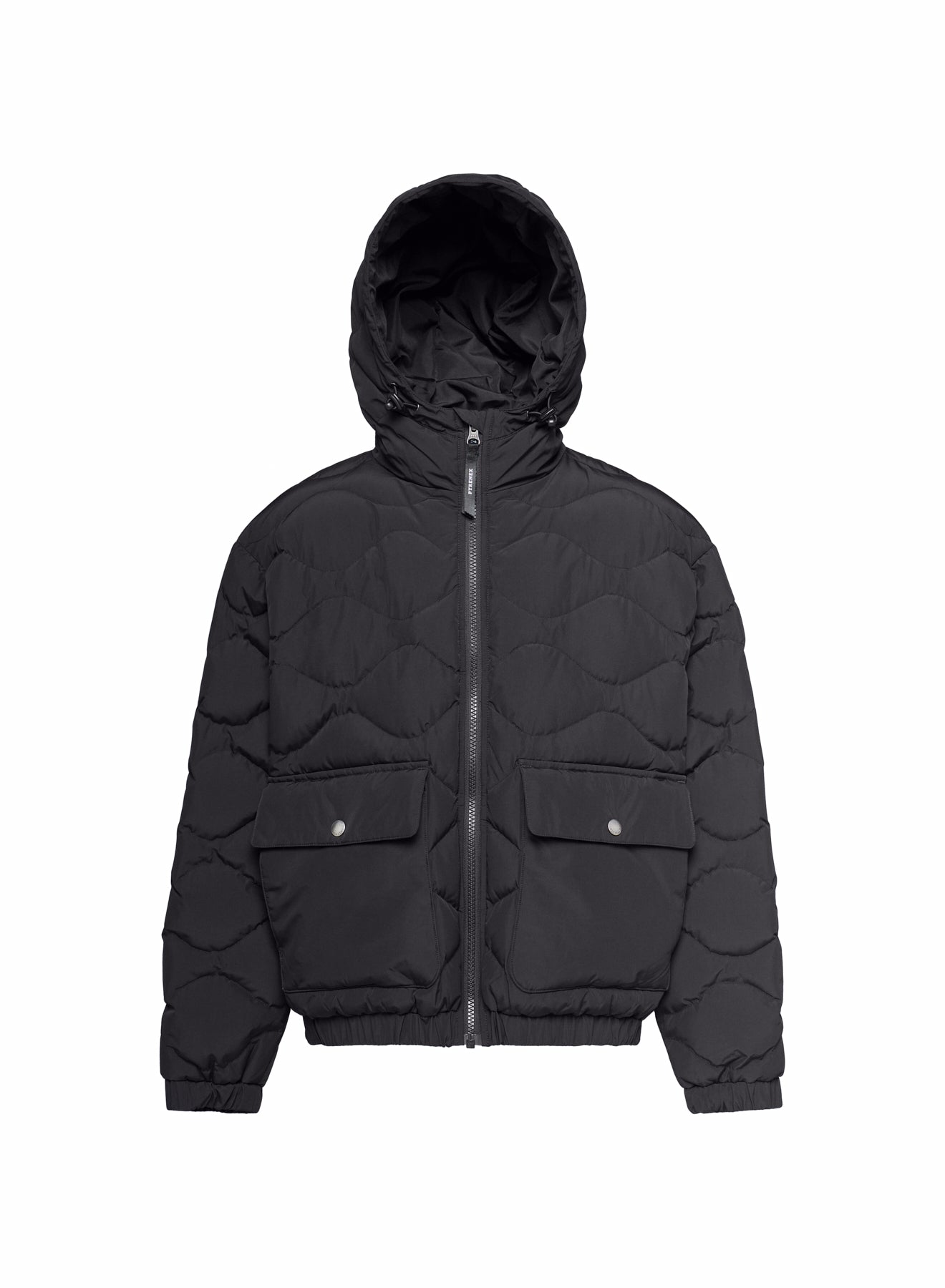 Doudoune bomber à capuche enfant Beille noire