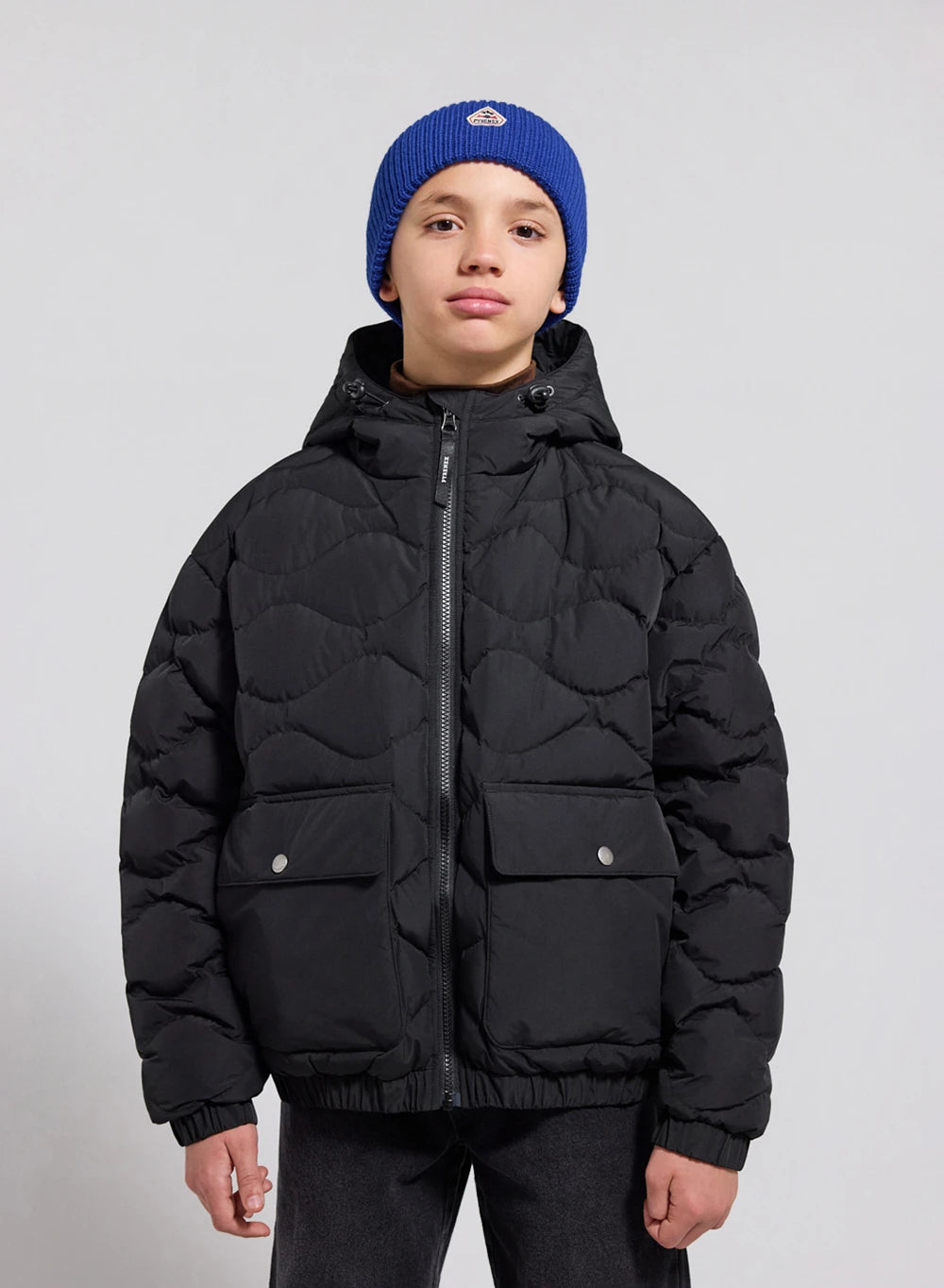 Black Beet Children's Hooded Bomber Jacket-3