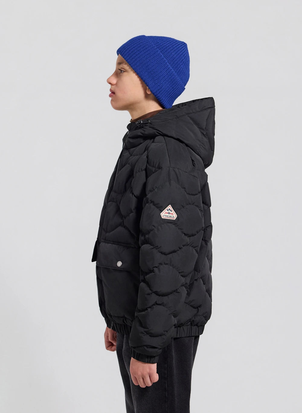 Black Beet Children's Hooded Bomber Jacket-7