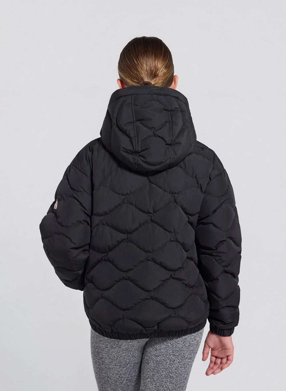 Black Beet Children's Hooded Bomber Jacket-8