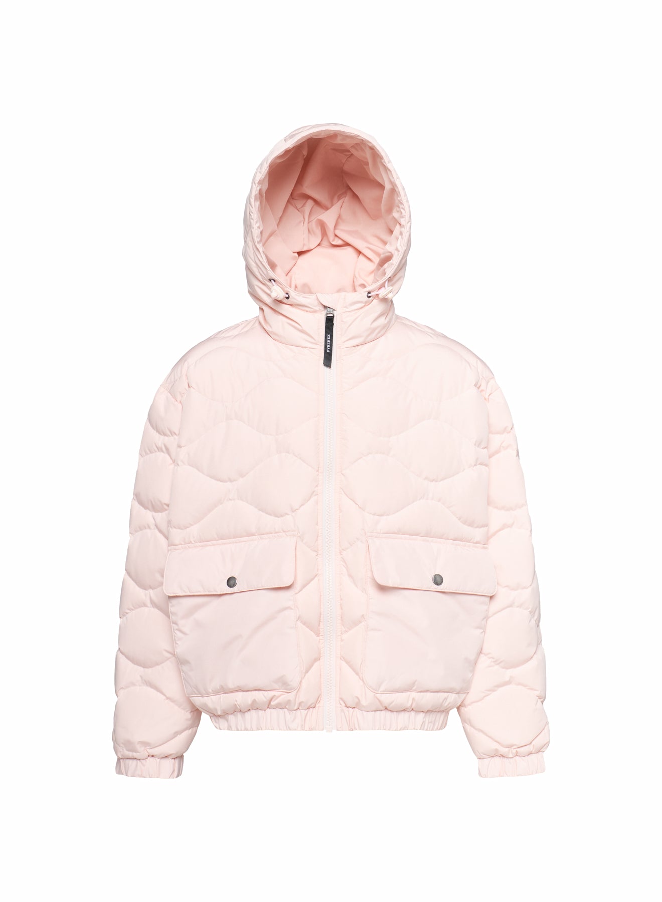 Light pink Beille children's bomber jacket with hood-5