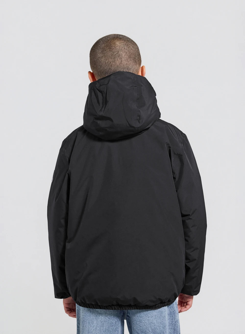 Blouson imperméable en duvet à capuche enfant Density noir