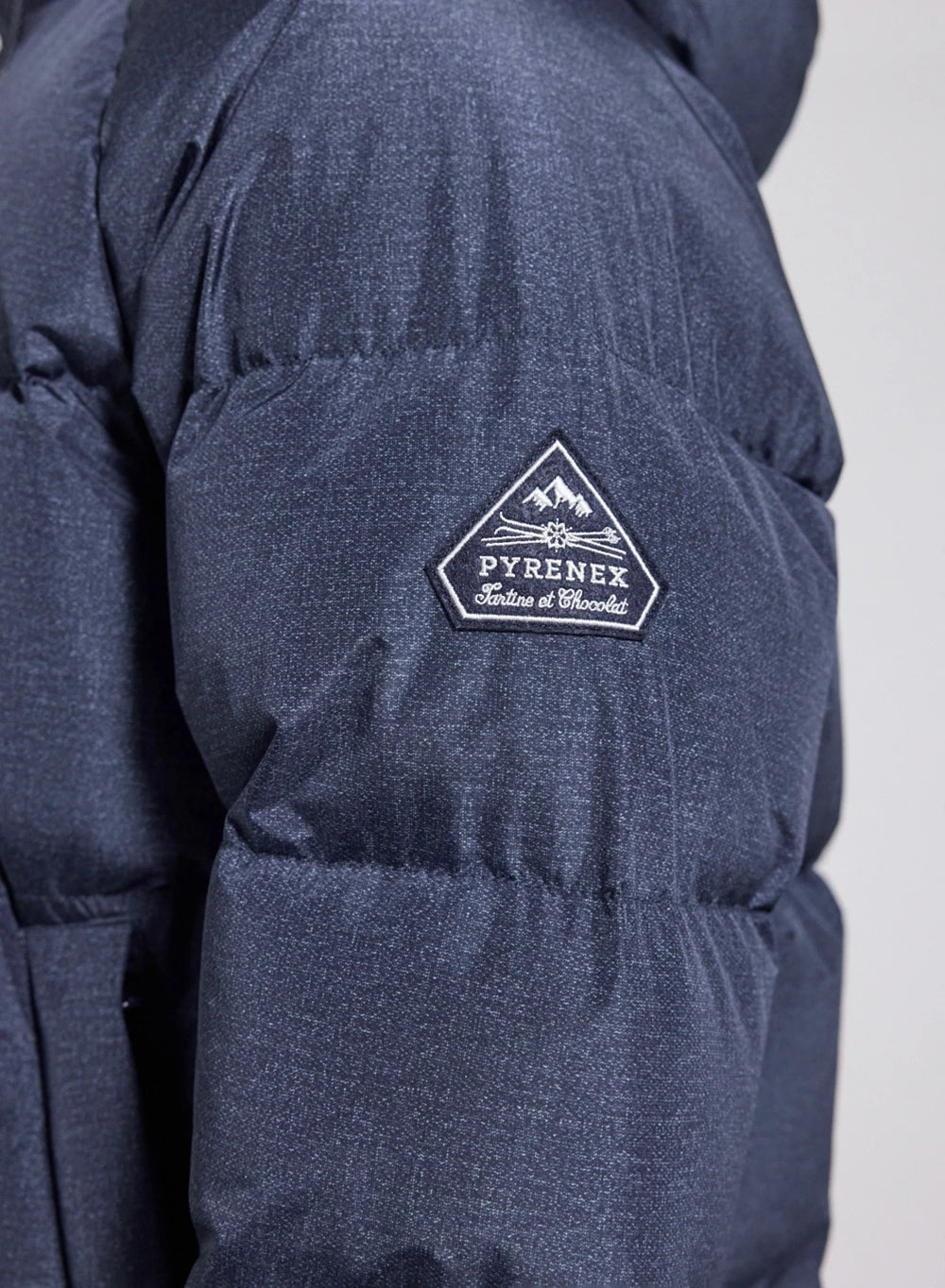 Doudoune à capuche Tartine & Chocolat x Pyrenex enfant Elie bleu denim