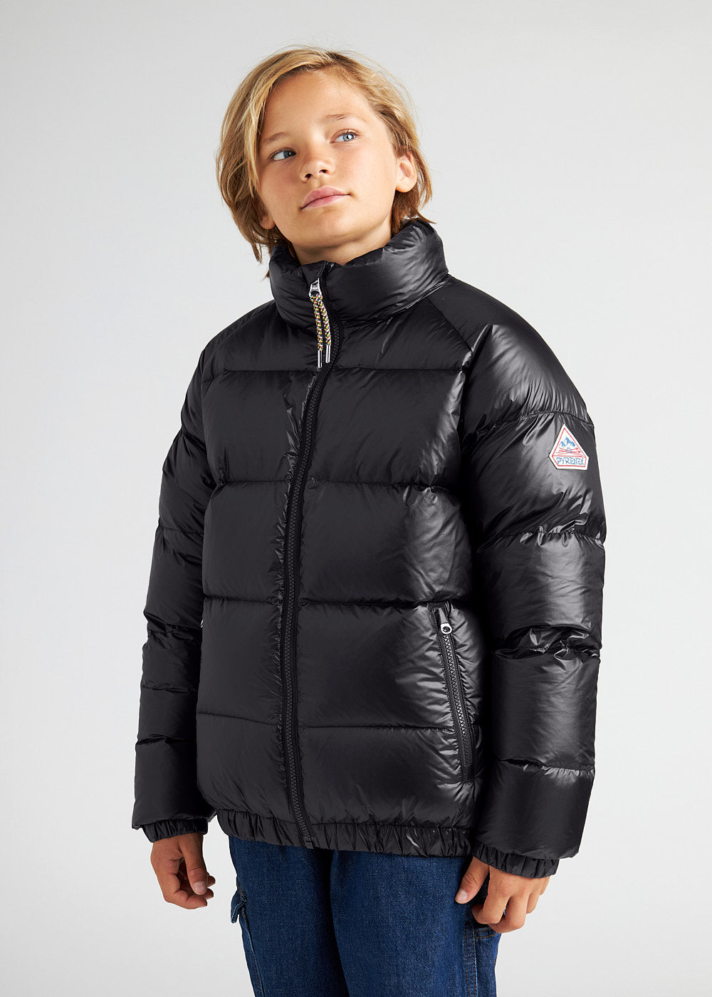 Kinder-Daunenjacke Pyrenex Vintage Mythic Black-3