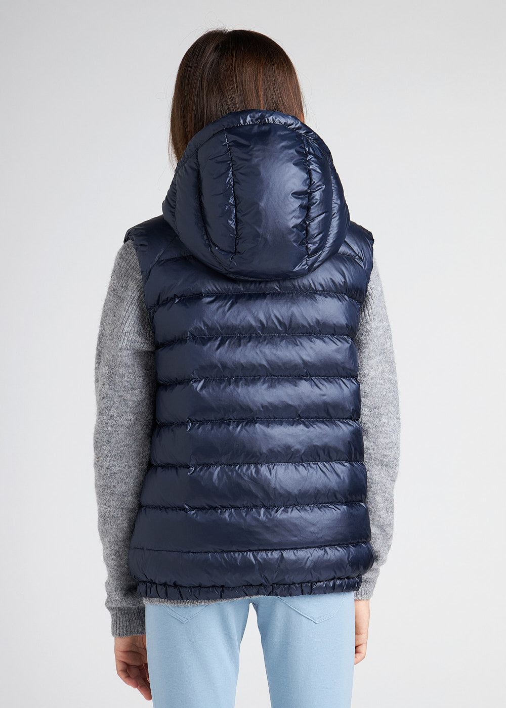 Kids' Pyrenex Cheslin hooded down vest amiral-6