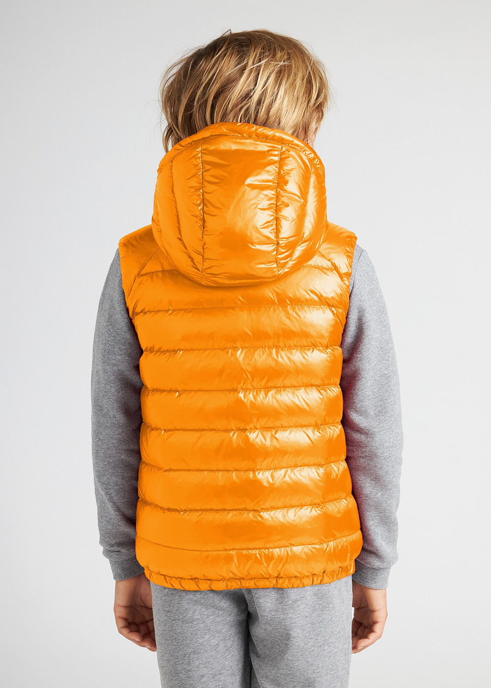 Pyrenex Cheslin Cadium Yellow Children's Sleeveless Down Jacket-6