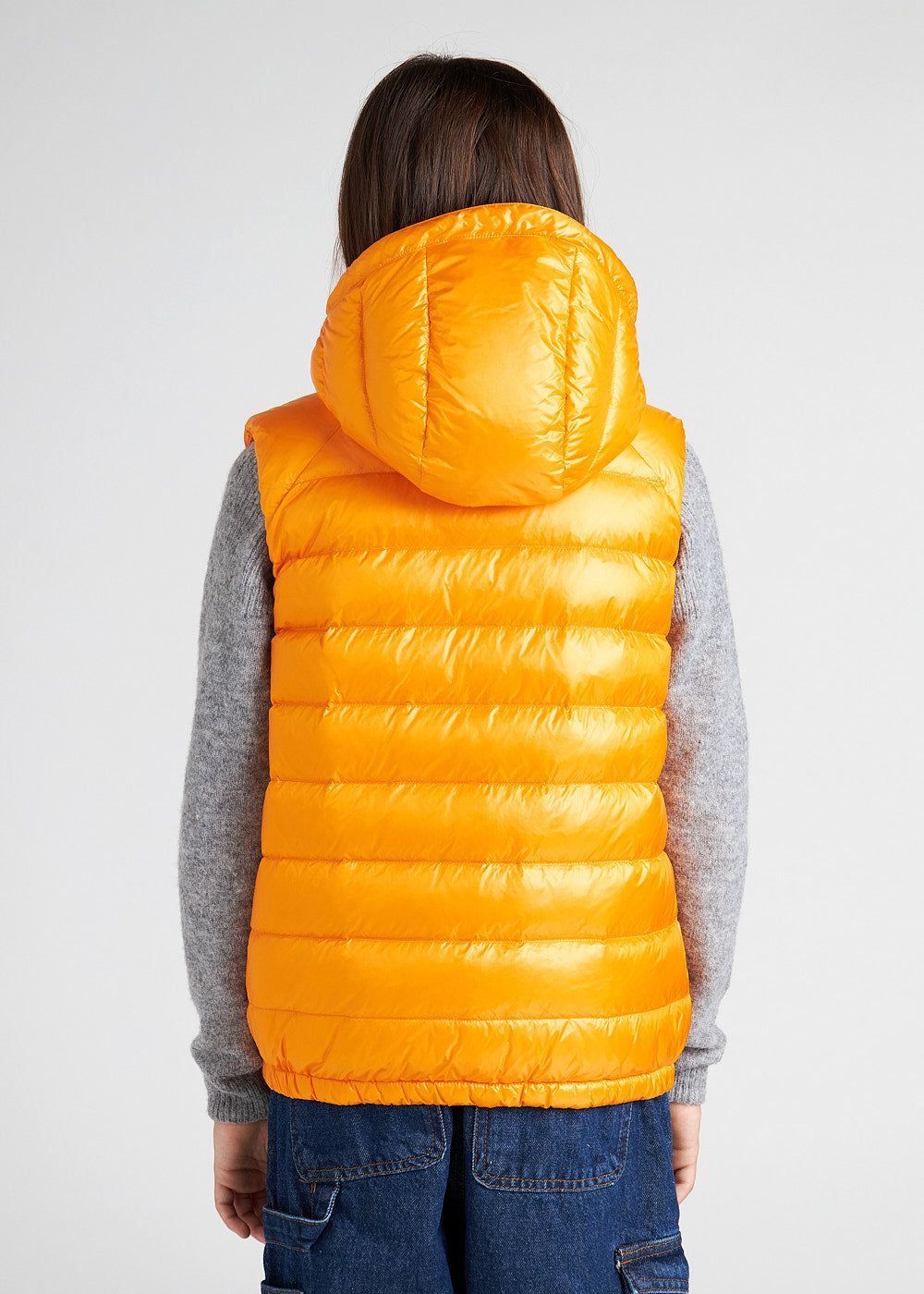 Pyrenex Cheslin Cadium Yellow Children's Sleeveless Down Jacket-7