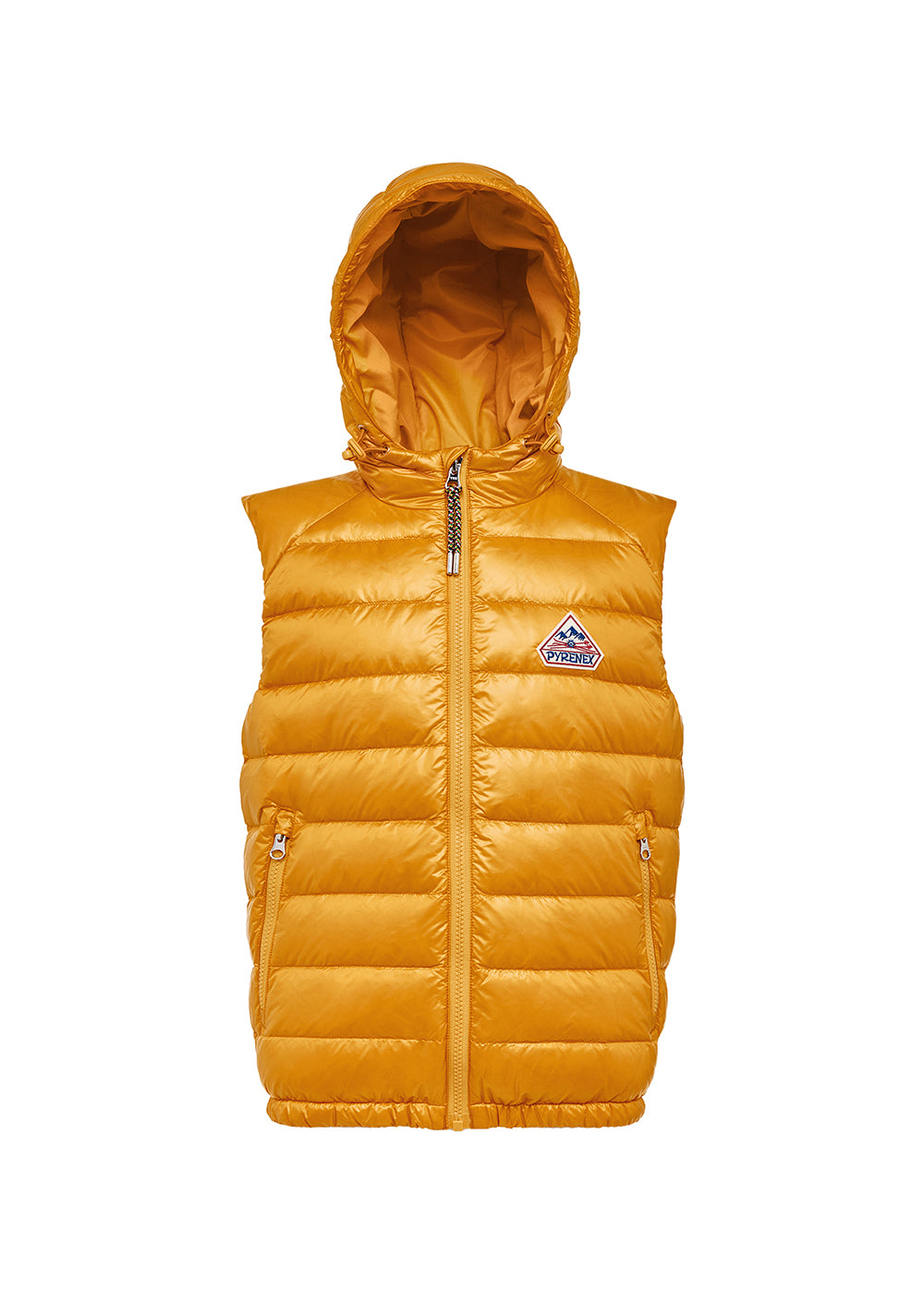 Pyrenex Cheslin Cadium Yellow Children's Sleeveless Down Jacket-8