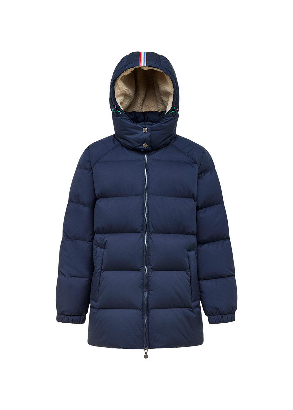 Husky Pyrenex x Bonton Amiral warme Daunenjacke für Kinder mit Kapuze-9