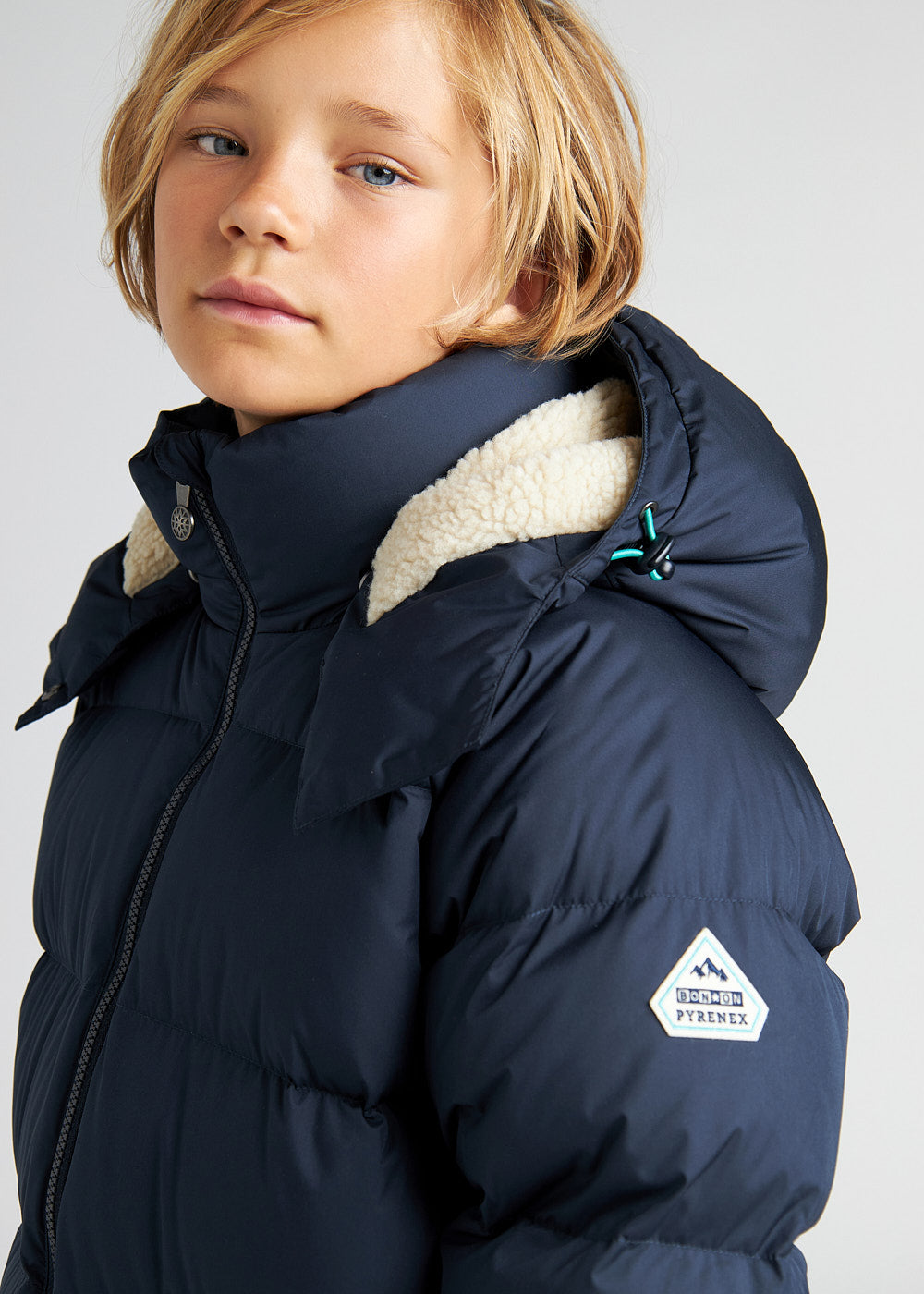 Husky Pyrenex x Bonton Amiral Kids Warm Hooded Down Jacket-3