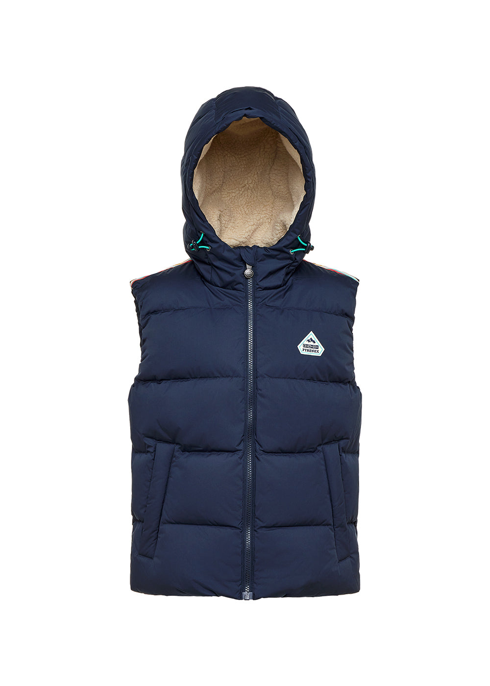 Wolf Pyrenex x Bonton Amiral ärmellose Daunenjacke für Kinder-8