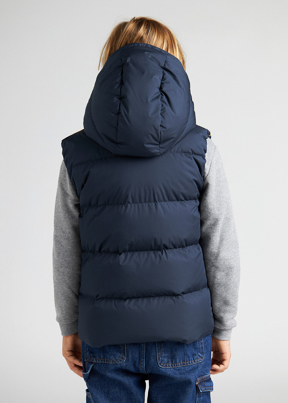 Wolf Pyrenex x Bonton Amiral ärmellose Daunenjacke für Kinder-7