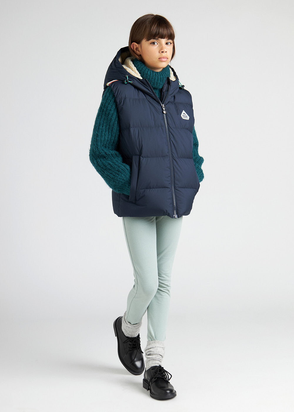 Wolf Pyrenex x Bonton Amiral Kids Sleeveless Down Jacket-4