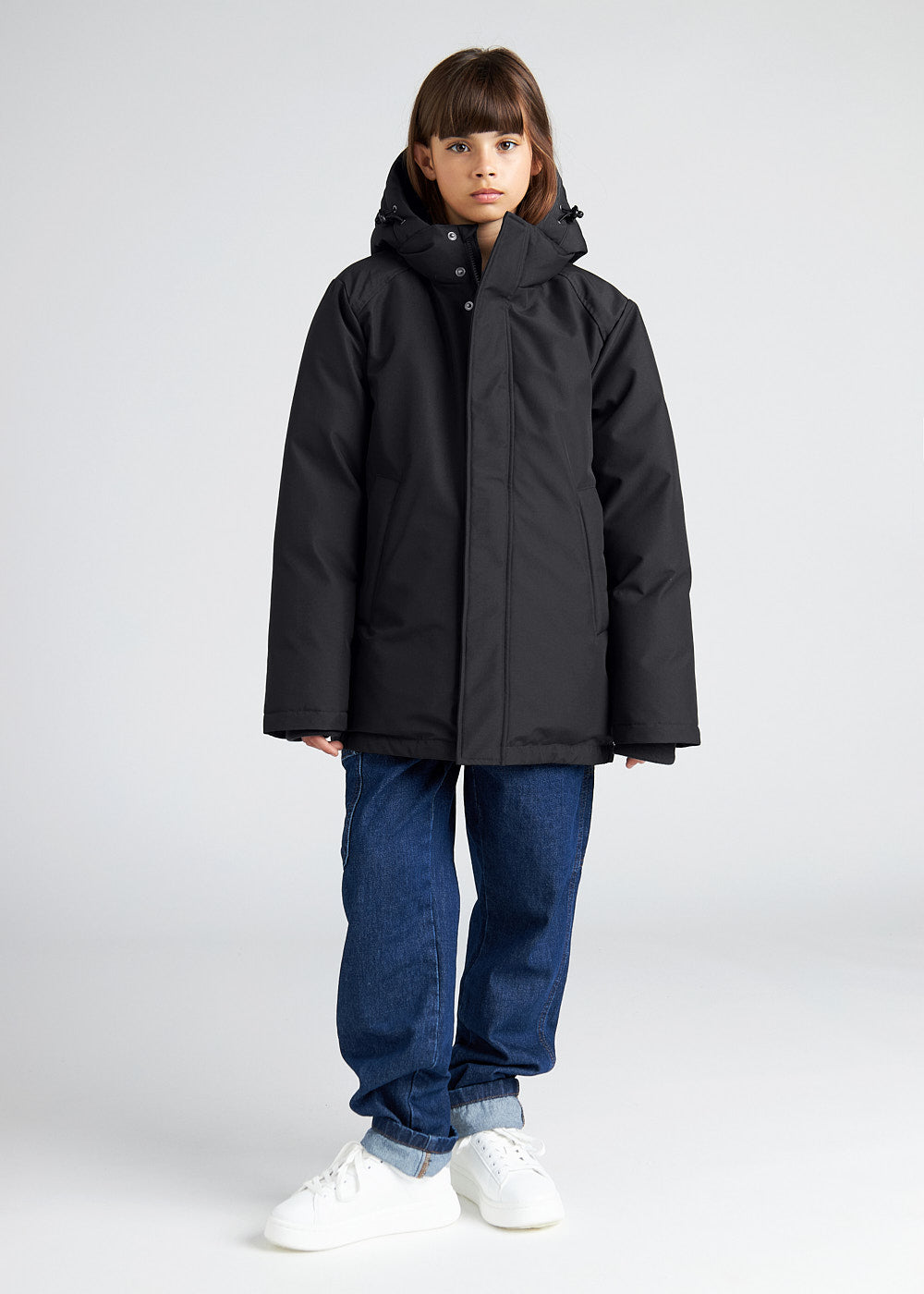 Parka pour enfants Pyrenex Mika noire-3