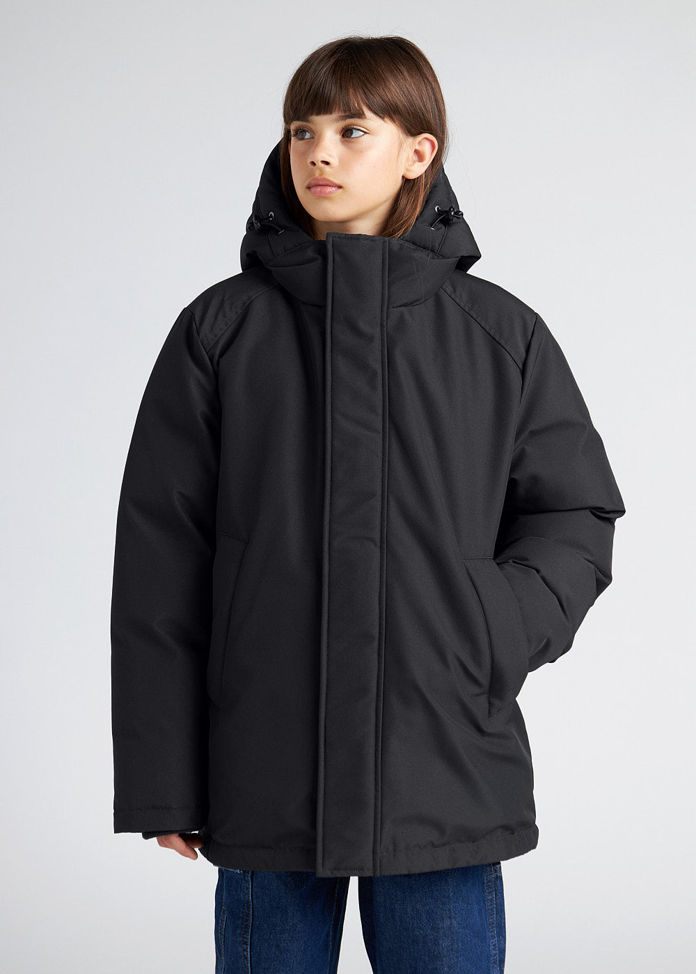 Parka pour enfants Pyrenex Mika noire-1