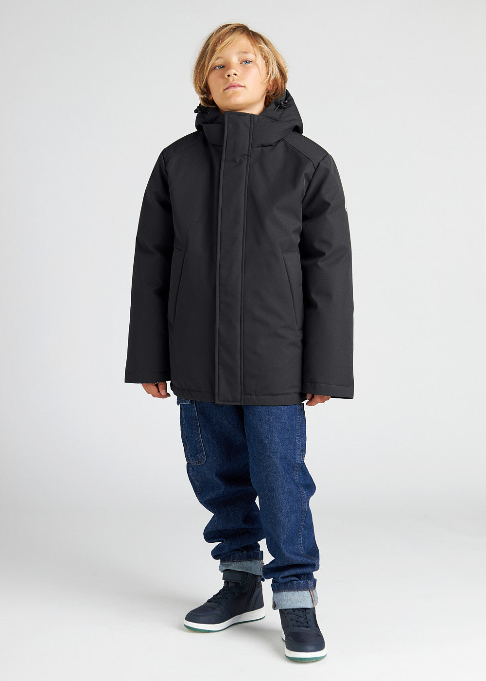 Parka pour enfants Pyrenex Mika noire-2