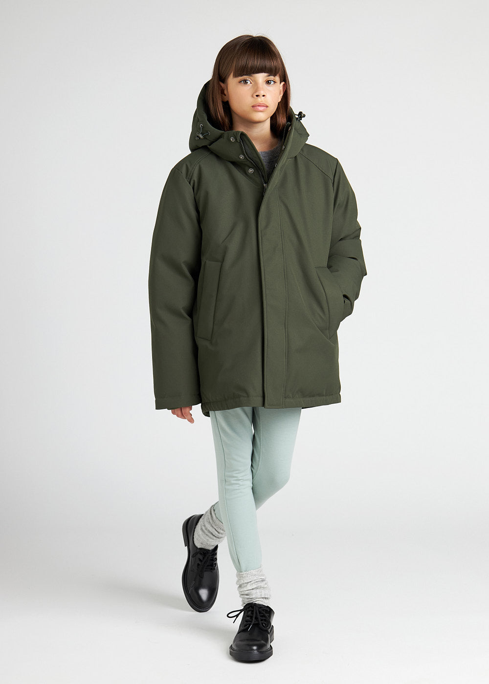 Pyrenex Mika Kinderparka Deep Khaki-3