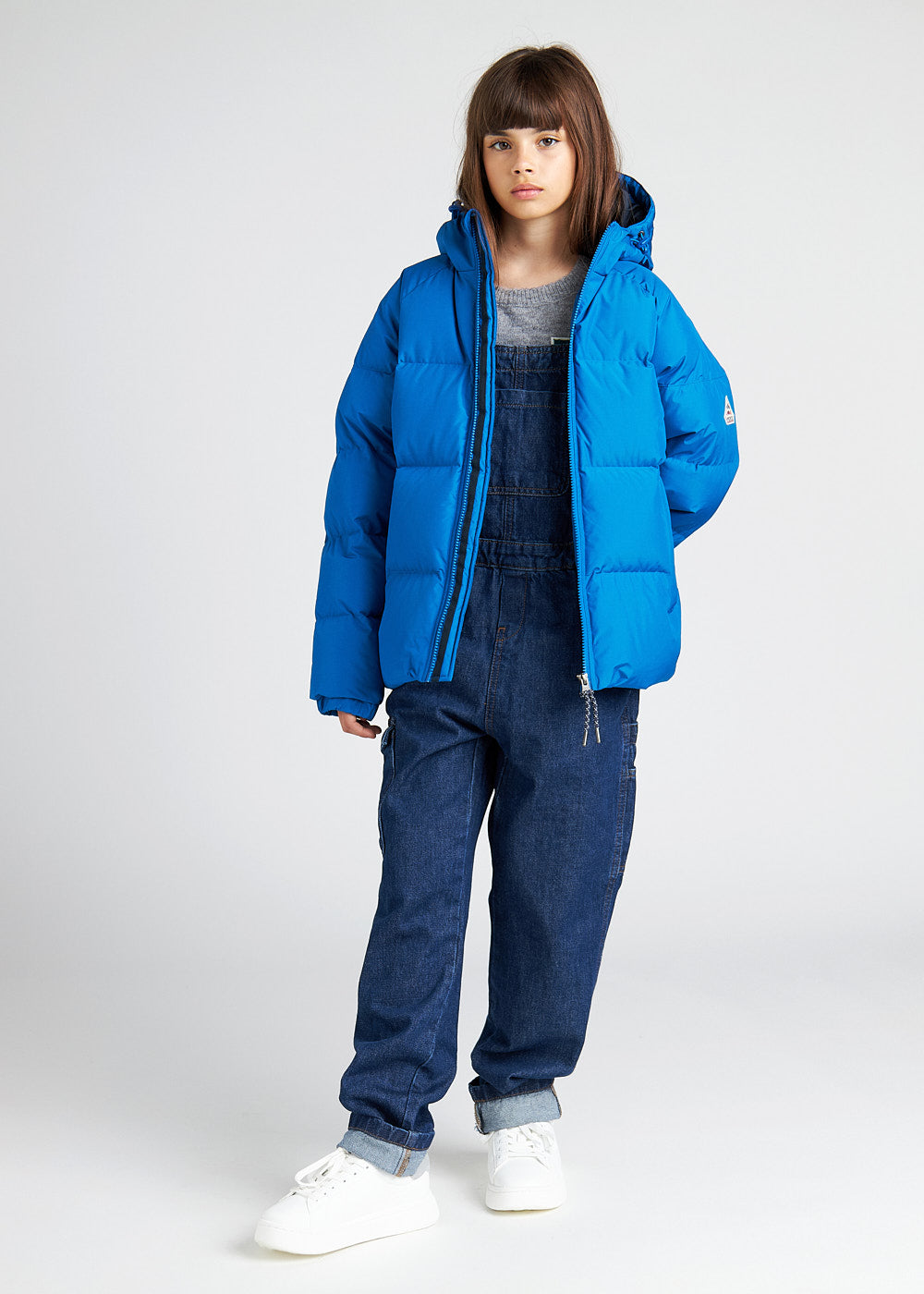 doudoune enfant capuche sten smooth bleu 5