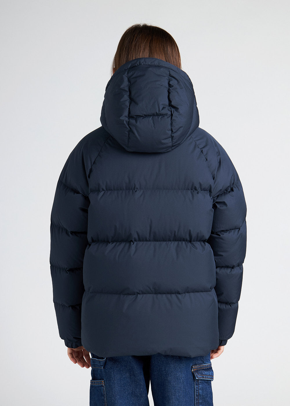 Unisex-Kinder-Daunenjacke mit Kapuze Pyrenex Sten Smooth Admiral-8