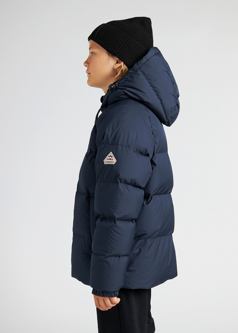 Unisex-Kinder-Daunenjacke mit Kapuze Pyrenex Sten Smooth Admiral-7