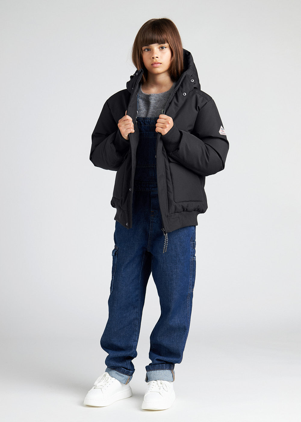 Blouson enfants chaud pour l'hiver Pyrenex Algot noir-2