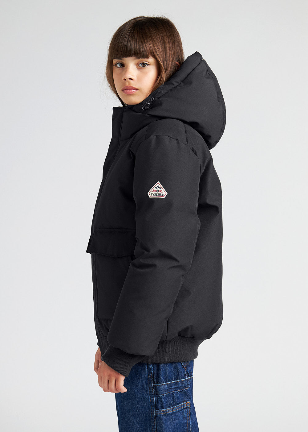 Pyrenex Algot black warm children's winter jacket-4