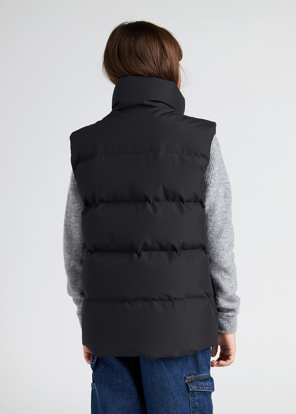 Pyrenex Dorel children's sleeveless down jacket black-5