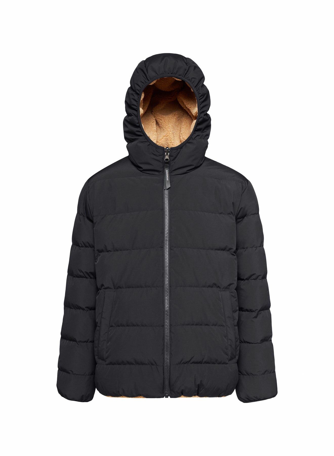 Pyrenex Keylinn children's reversible down jacket in black-19