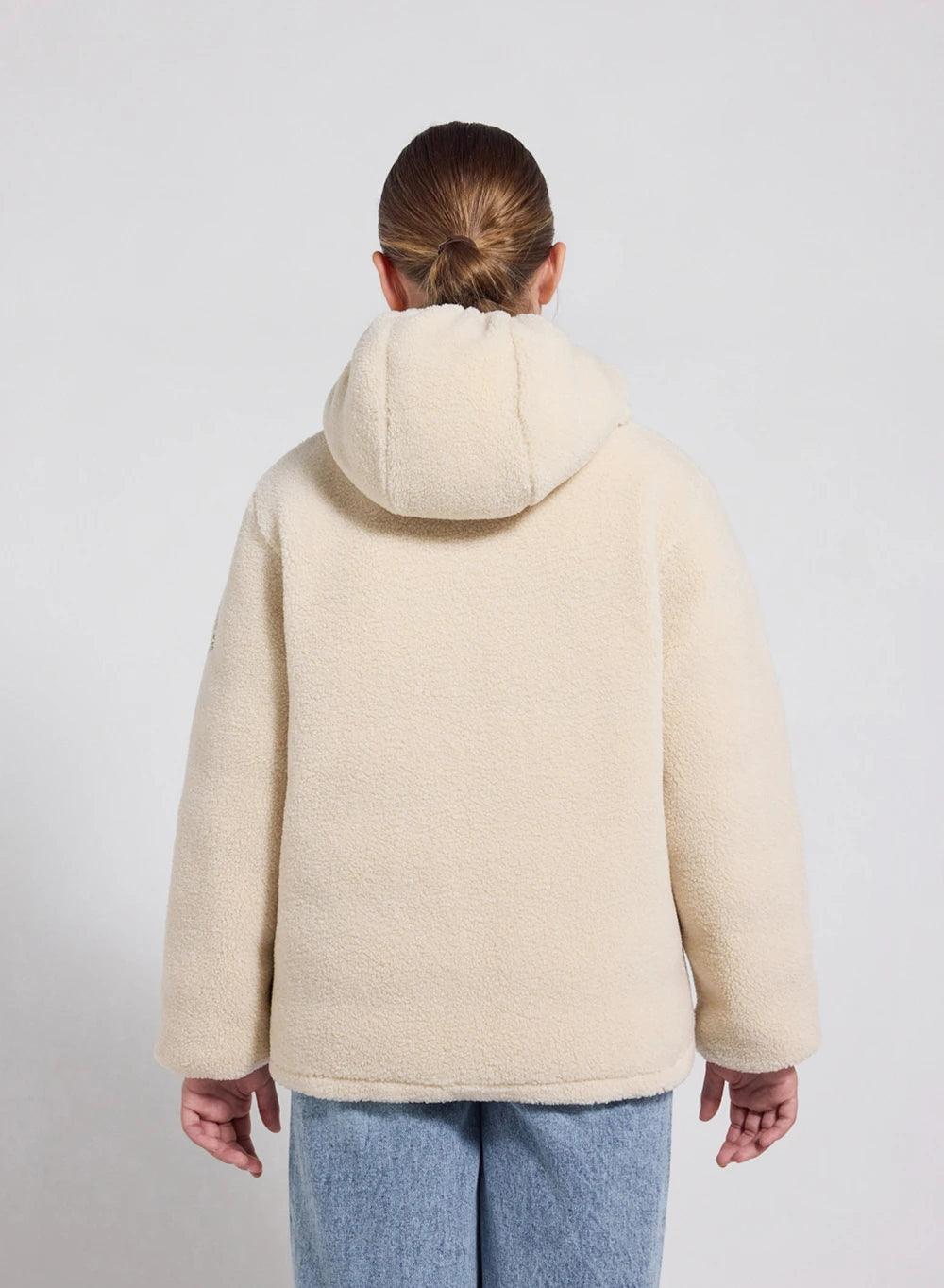 Wendbare Kinder-Daunenjacke Pyrenex Keylinn hellkhaki
