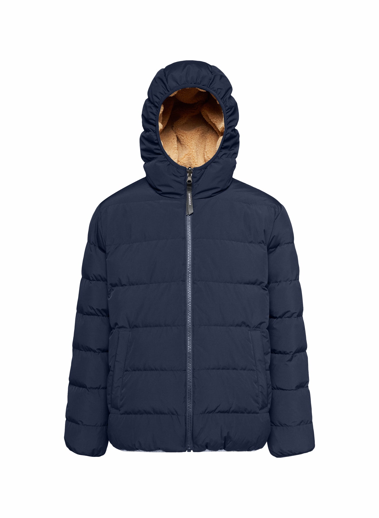Pyrenex Keylinn children's reversible down jacket in navy blue-18