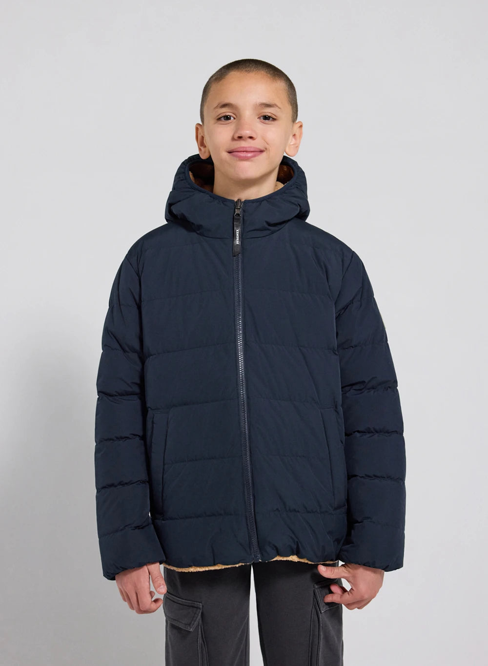Doudoune réversible enfant Pyrenex Keylinn bleu marine