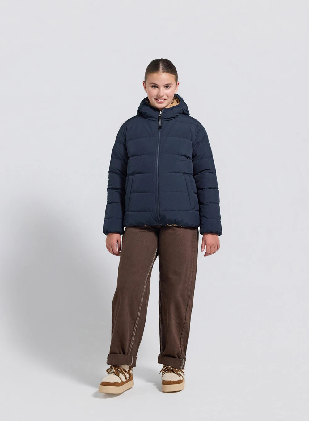 Doudoune réversible enfant Pyrenex Keylinn bleu marine