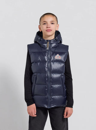 Doudoune sans manches enfant Pyrenex John bleu marine