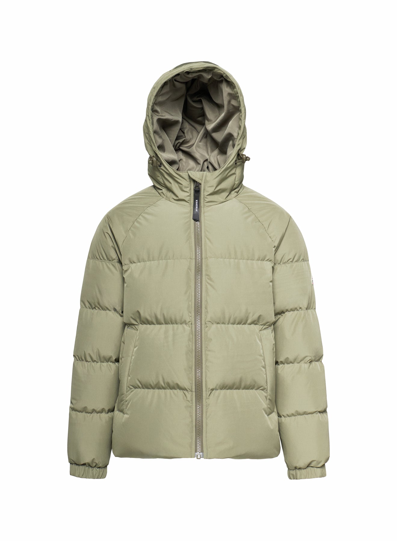 Pyrenex Sten Smooth unisex children's down jacket with hood, light khaki-9